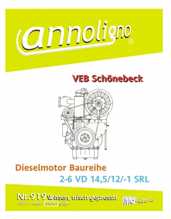 VEB - Motorenwerke Schönebeck - 2-6VD 14,5/12-1 SRL - annoligno 919
